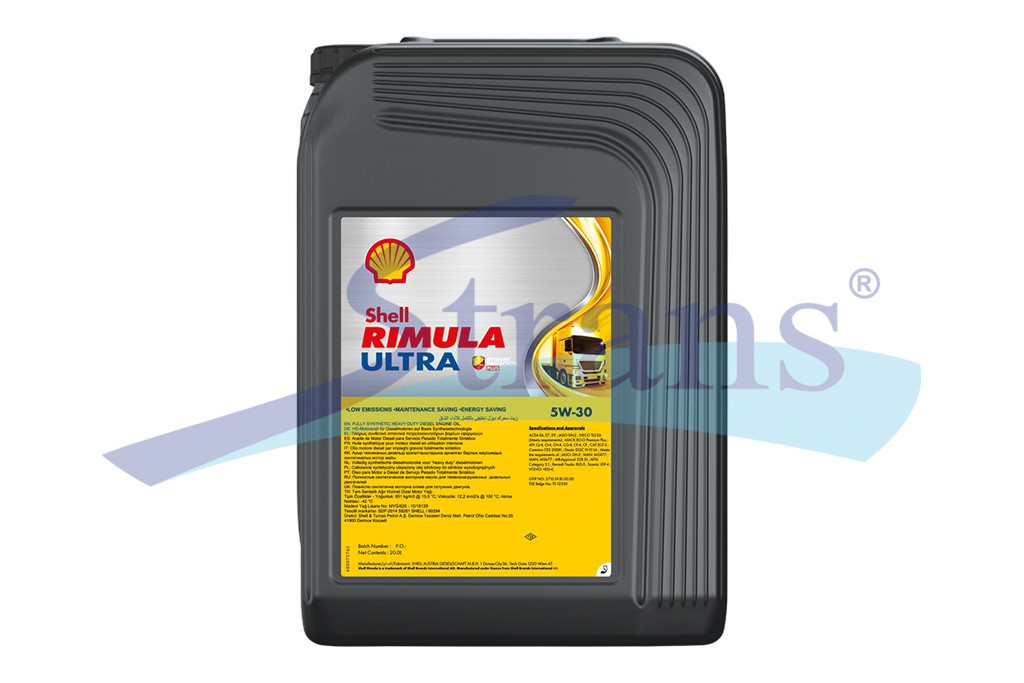Масло Моторне Shell Rimula Ultra 5W-30 20Л. (Підходить Для